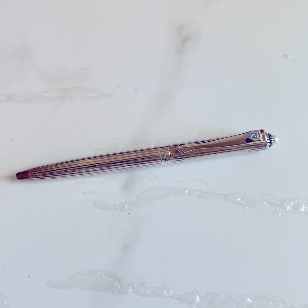 Ferrari da Varese ballpoint pen with pearl on top.